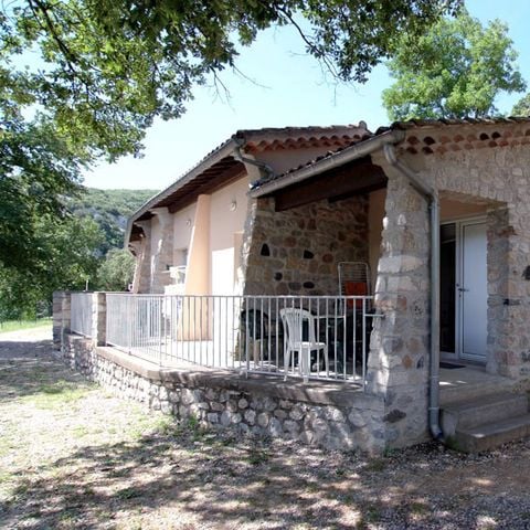 LANDHUIS 4 personen - Paviljoen met uitzicht - 1 slaapkamer met airconditioning + terras en TV