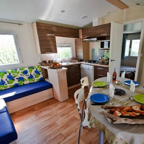 Stacaravan 6 personen - HUISJE COMFORT MEDITERRANEE