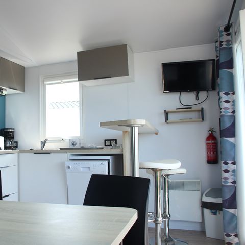 Stacaravan 4 personen - SUNELIA PRESTIGE "ONEINDIG UITZICHT