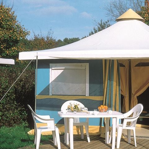 Bungalowtent 5 personen - Bungalow Toilé Confort 25 m² 2 kamers + terras 15m² 5 pers