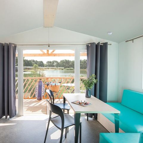 Stacaravan 4 personen - Pommier met rivieruitzicht