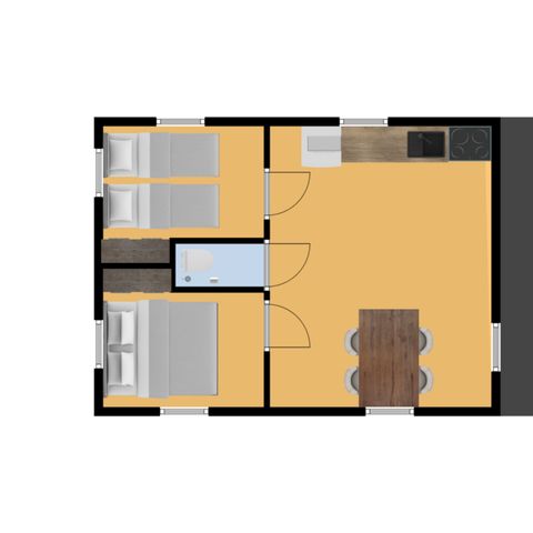 Safaritent 4 personen - Cocotier