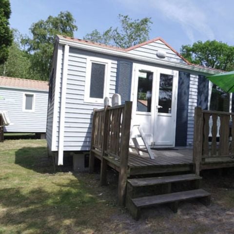 Stacaravan 5 personen - Klassiek | 2 Slaapkamers | 5 Pers. | Verhoogd terras niet overdekt | Airconditioning