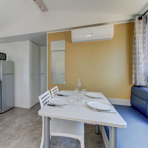 Stacaravan 6 personen - Mobile-home | Comfort | 2 Slaapkamers | 4/6 Pers. | Single terras | Air-con.