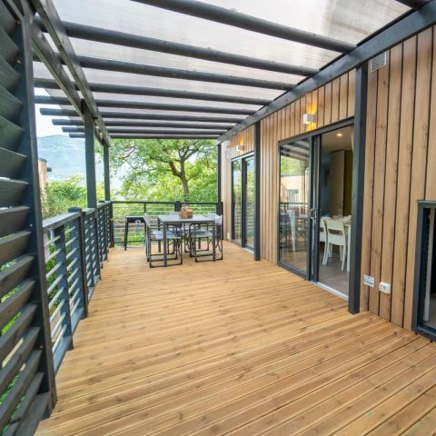 Stacaravan 5 personen - Cottage Next XL Superior Hond
