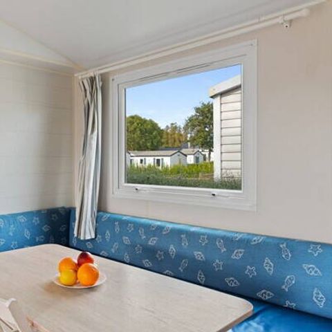 Stacaravan 6 personen - Comfort | 3 slaapkamers | 6 pers | Verhoogd terras | Airconditioning