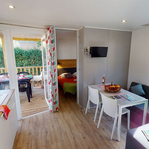 Stacaravan 4 personen - Stacaravan Cassis - 28 m² - 2 slaapkamers