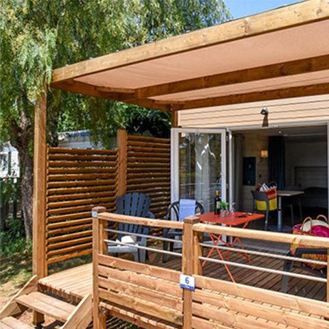 Stacaravan 2 personen - Stacaravan Key westotel - 20m² - 1 Slaapkamer
