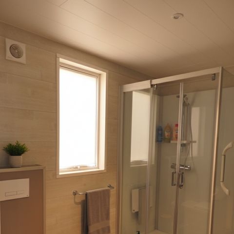Stacaravan 4 personen - MOBIWOOD 40 PMR - 2 Slaapkamers