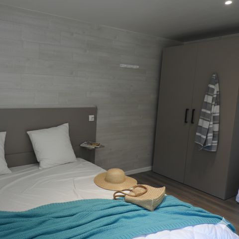 Stacaravan 4 personen - MOBIWOOD 40 PMR - 2 Slaapkamers