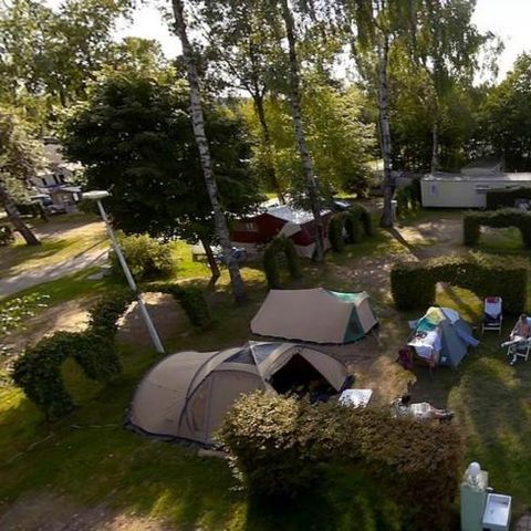Kampeerplaats - GEDEELDE PLAATS 1 PERS 1 TENT + FIETS