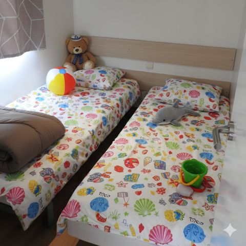 Stacaravan 6 personen - MH3 FLORES-3 38 m²
