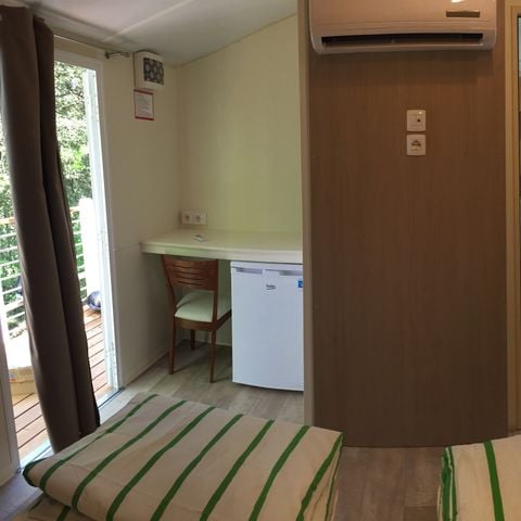 Stacaravan 3 personen - GROENE KAMER