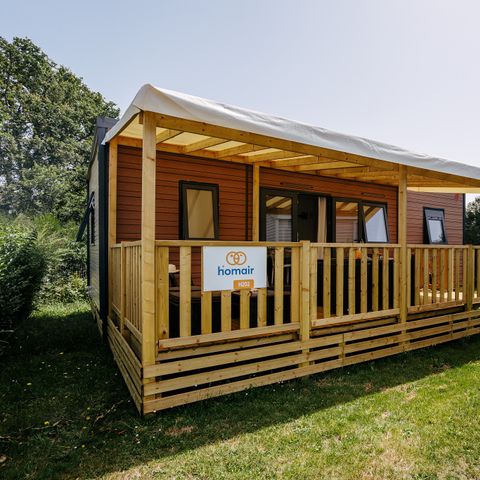 Stacaravan 6 personen - Premium | 3 slaapkamers | 6 pers. | Terras Lounge | Air-con.