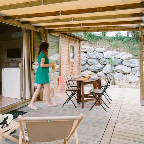 Chalet 4 personen - CABANE BALI 2 slaapkamers 4 pers