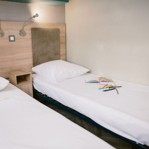Stacaravan 4 personen - COTTAGE PREMIUM 2 slaapkamers 4 pers