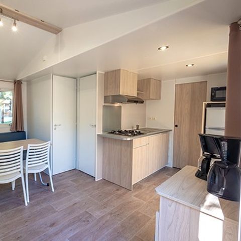 Stacaravan 4 personen - Mobile-home | Comfort XL | 2 slaapkamers | 4 pers. | Verhoogd terras | Airconditioning.