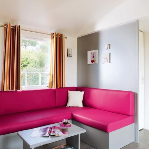 Stacaravan 6 personen - Confort Bois 29m² (2 kamers)