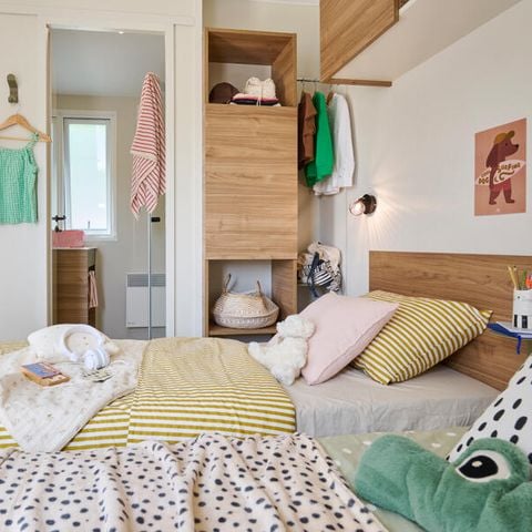 Stacaravan 6 personen - Stacaravan Confort+ 6 personen 2 slaapkamers 2 badkamers