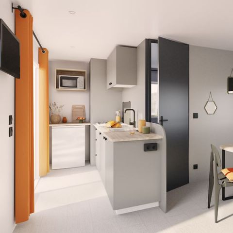 Stacaravan 7 personen - Stacaravan Evasion+ 7 personen 2 kamers 28m² - stacaravan