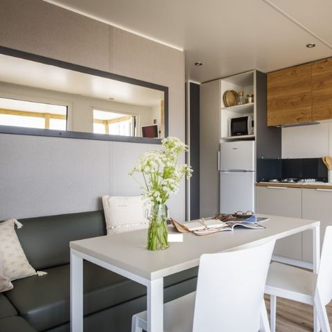 Stacaravan 4 personen - Premium 4 personen 2 kamers 28m² - Premium 4 personen 2 kamers 28m² - Premium 4 personen