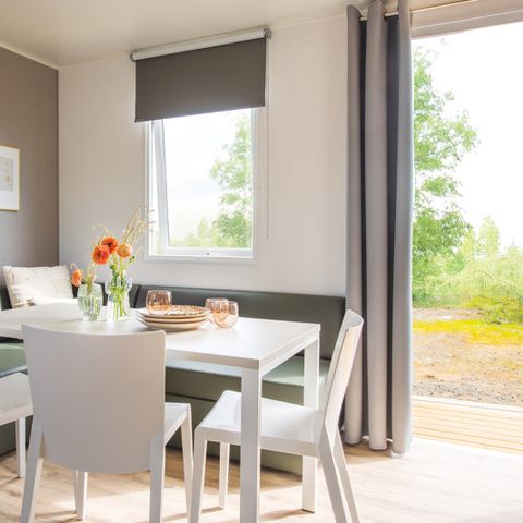 Stacaravan 6 personen - Premium 6 personen 3 kamers 31m² - stacaravan