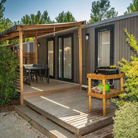 Stacaravan 6 personen - Premium 6 personen 3 slaapkamers 33m².