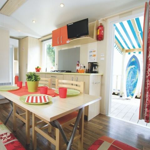 Stacaravan 6 personen - Evasion+ 6 personen 2 kamers 23m² - voor 6 personen