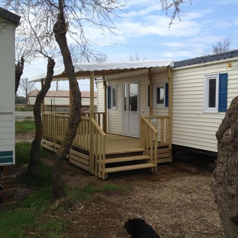 Stacaravan 6 personen - 4/6 personen 2 slaapkamers, 27m2 categorie 2