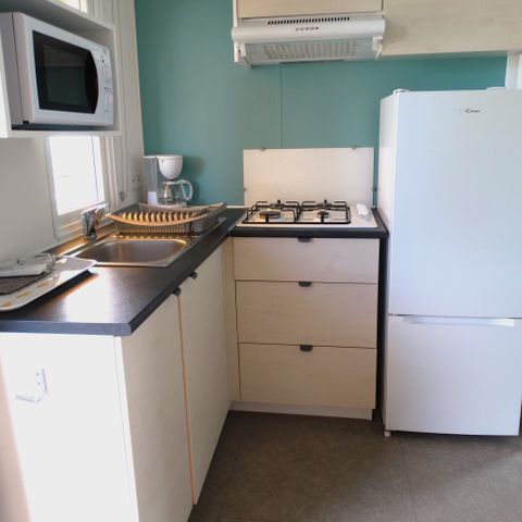 Stacaravan 4 personen - 2 kamers, 23m2 categorie 1