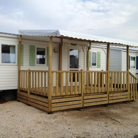 Stacaravan 6 personen - 3 slaapkamers, LUXE, 34m2 categorie 4