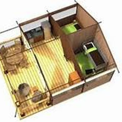 Tent 4 personen - FREEFLOWER zonder sanitair