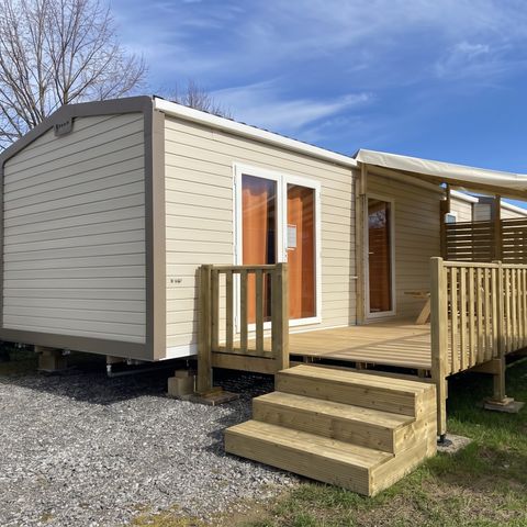 Stacaravan 5 personen - RIVIERA - TV - 2 slaapkamers