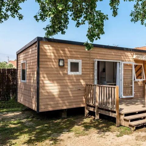 Stacaravan 6 personen - Mobile-home | Premium | 3 slaapkamers | 6 pers. | Lounge terras | 1 badkamer | Airconditioning