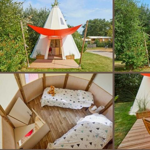 Accommodatie 5 personen - TIPI - HOME 3bed - Zonder badkamer - 34m2