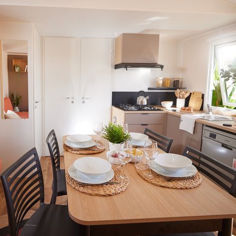 Stacaravan 6 personen - Ciela Privilège - 3 slaapkamers - Uitzicht op het meer - barbecue