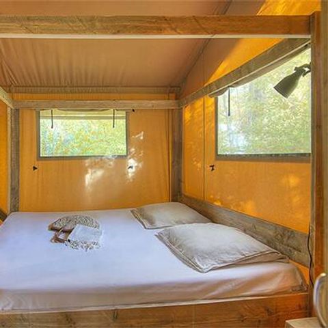 Bungalow 5 personen - Safari Lodge Tent | 2 Slaapkamers | 4/5 Personen | Single Terras