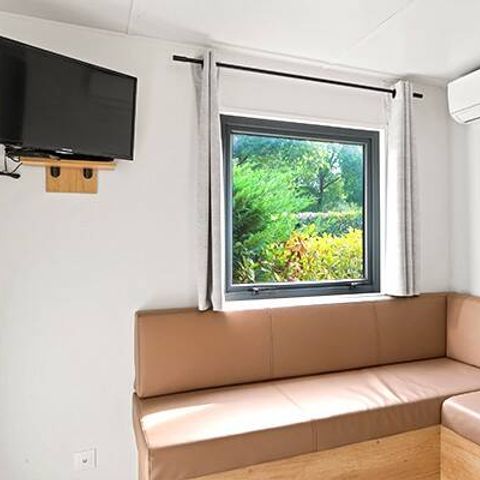 Stacaravan 4 personen - Mobile-home | Ultimate | 2 slaapkamers | 4 pers. | Single terras | Airconditioning | TV
