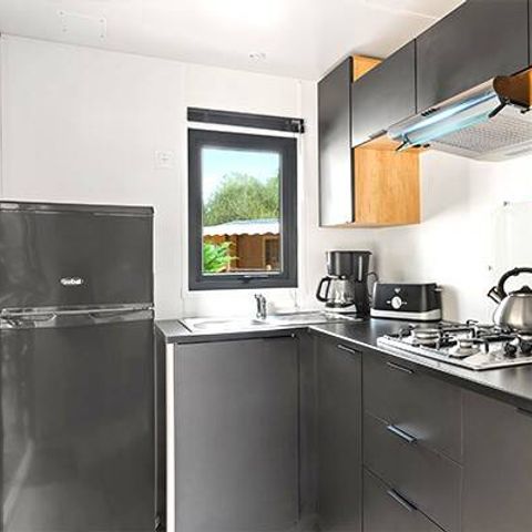 Stacaravan 4 personen - Mobile-home | Ultimate | 2 slaapkamers | 4 pers. | Single terras | Airconditioning | TV