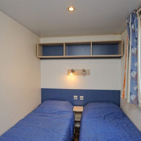 Stacaravan 4 personen - Klassiek | 2 Slaapkamers | 4 Pers. | Verhoogd terras