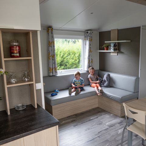 Stacaravan 4 personen - LODGE - 2 slaapkamers