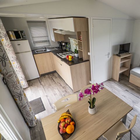 Stacaravan 4 personen - LODGE - 2 slaapkamers