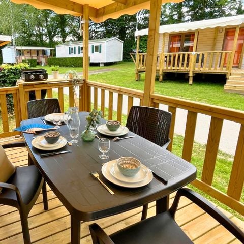 Stacaravan 6 personen - Mobil-home Select TV LV Clim Plancha - 3 slaapkamers - 6 pers.