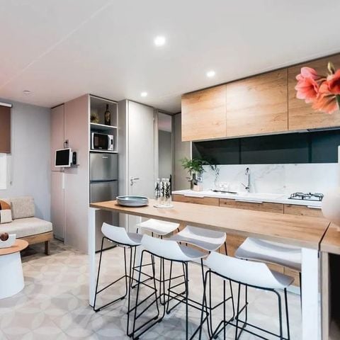 Stacaravan 6 personen - STAR*** met airconditioning 3 slaapkamers 6 pers.
