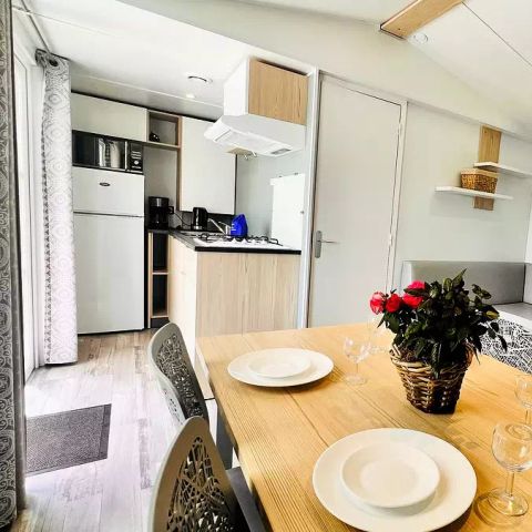 Stacaravan 6 personen - Stacaravan Privilège Noya 4 Kamers 6 Personen + TV