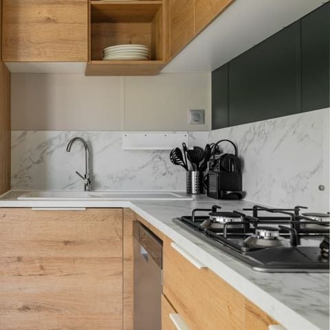 Stacaravan 4 personen - Amandel