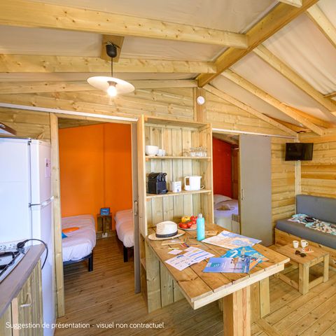 Stacaravan 5 personen - Cosyflower Premium 38 m²
