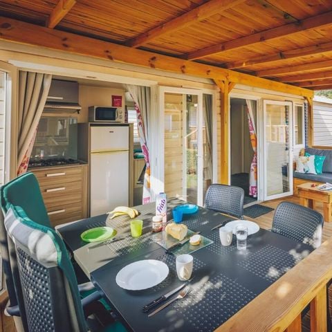 Stacaravan 6 personen - Comfort Plus 3 slaapkamers Relax