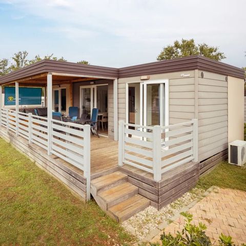 Stacaravan 6 personen - Premium 2 slaapkamers 2 badkamers Relax zonder vaatwasser Premium zone