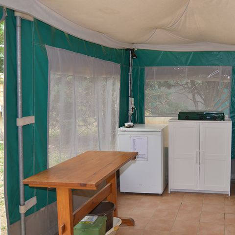 Bungalowtent 4 personen - Caribisch gebied, zonder sanitaire voorzieningen